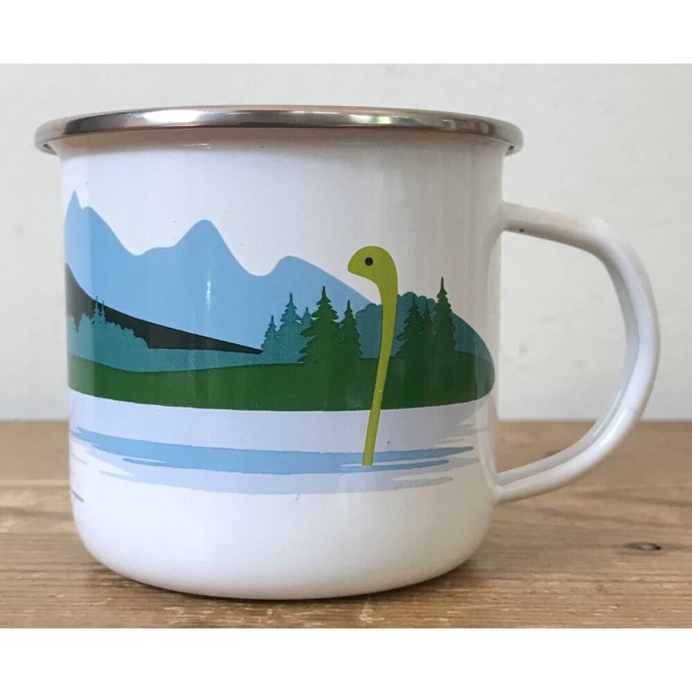 Ototo Baby Nessie Legendary Tea Time Enamel Coffee Mug Camping Tea Cup